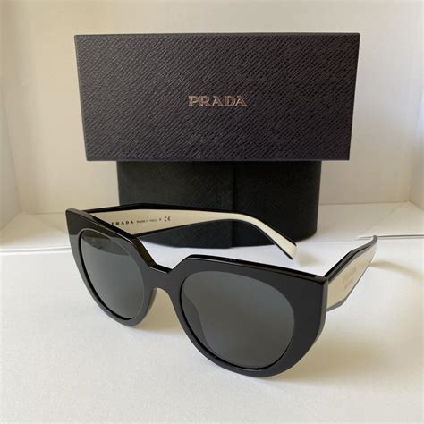 prada sunnies dupe|prada black and white sunglasses.